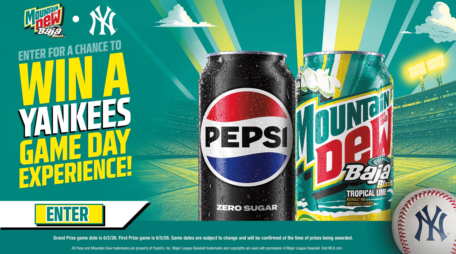 Mountain Dew NY Yankees 2026
